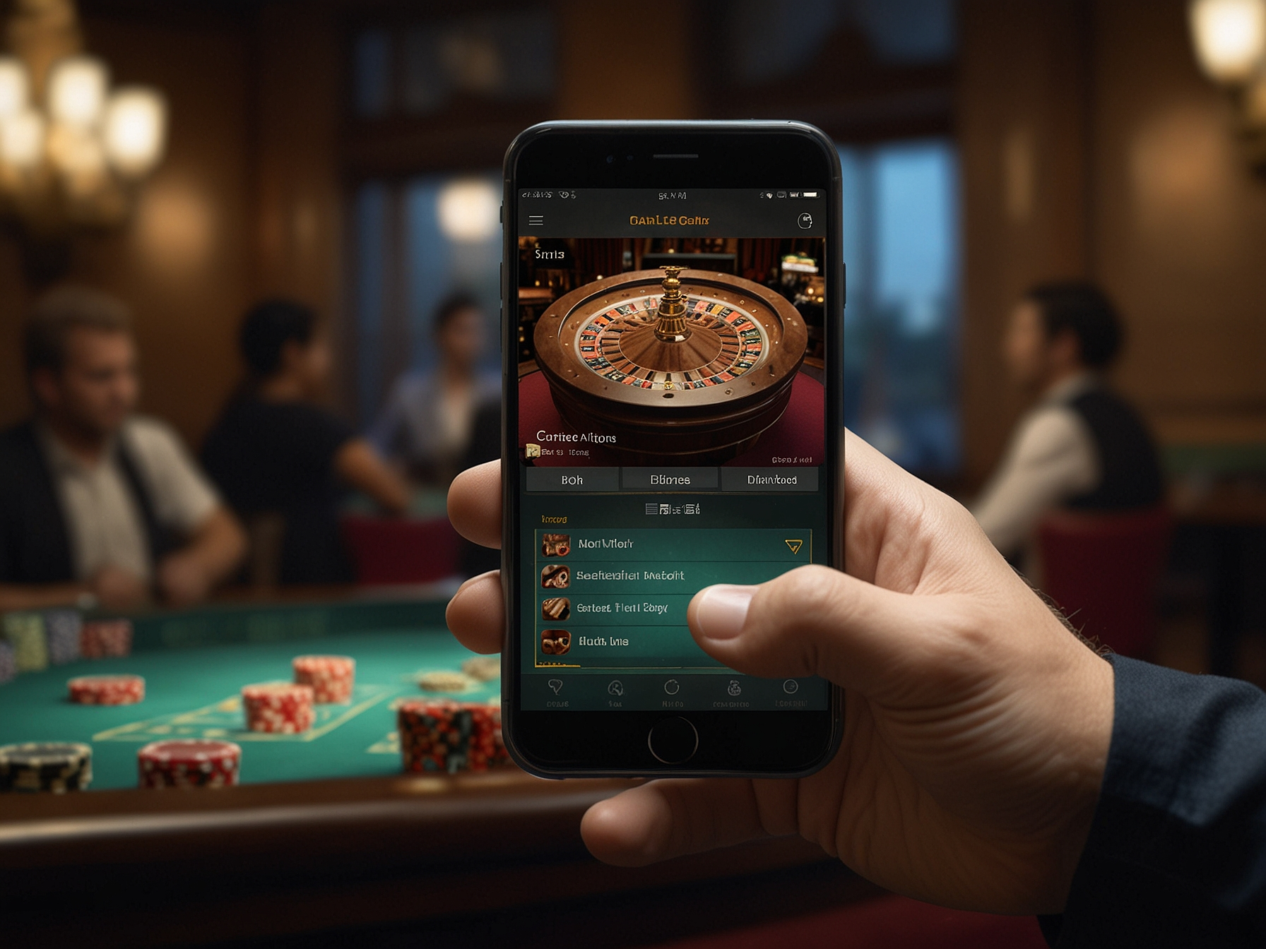 Player logging in on mobile